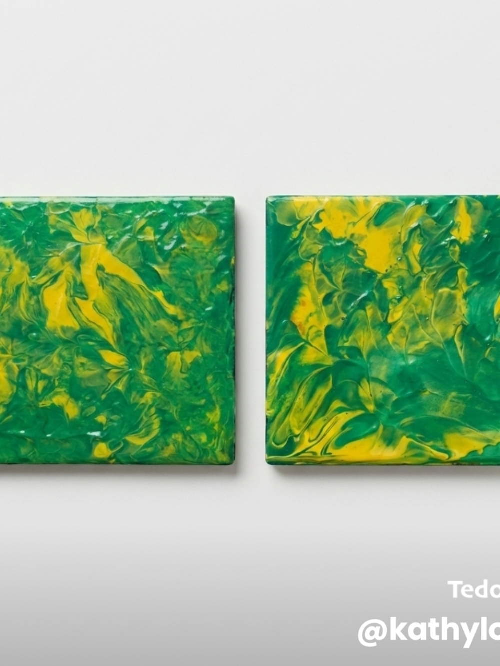 Hand Painted Ceramic Coasters/Decorative Tiles